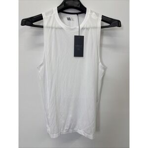 VRST Men's Circuit Seamless Tank Sleeveless Space Dye Pure White NWT size Med